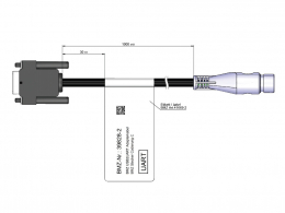 Adapterkabel USB2UART Hirschmann Stecker 39828-2