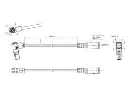 Displaykabel BMZ RS HIGO 34904-2